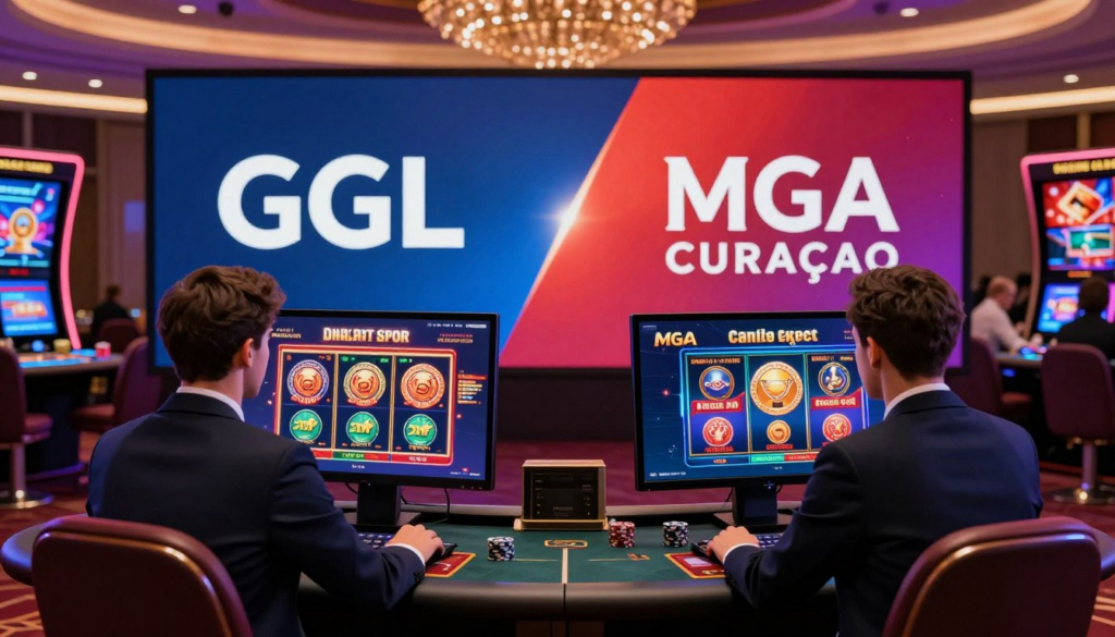 GGL-regulierte vs. internationale MGA/Cura&ccedil;ao Casinos